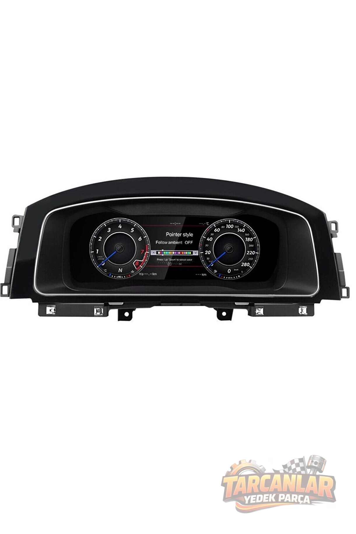 autogp Vw golf 7 hayalet ekran dijital gösterge paneli